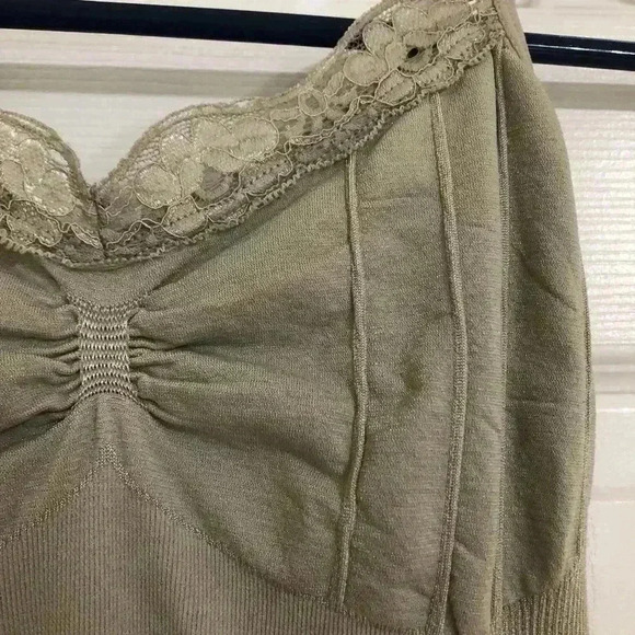 Poof! Nude Fitted Camisole  Tank Top Size Small - Picture 8 of 16